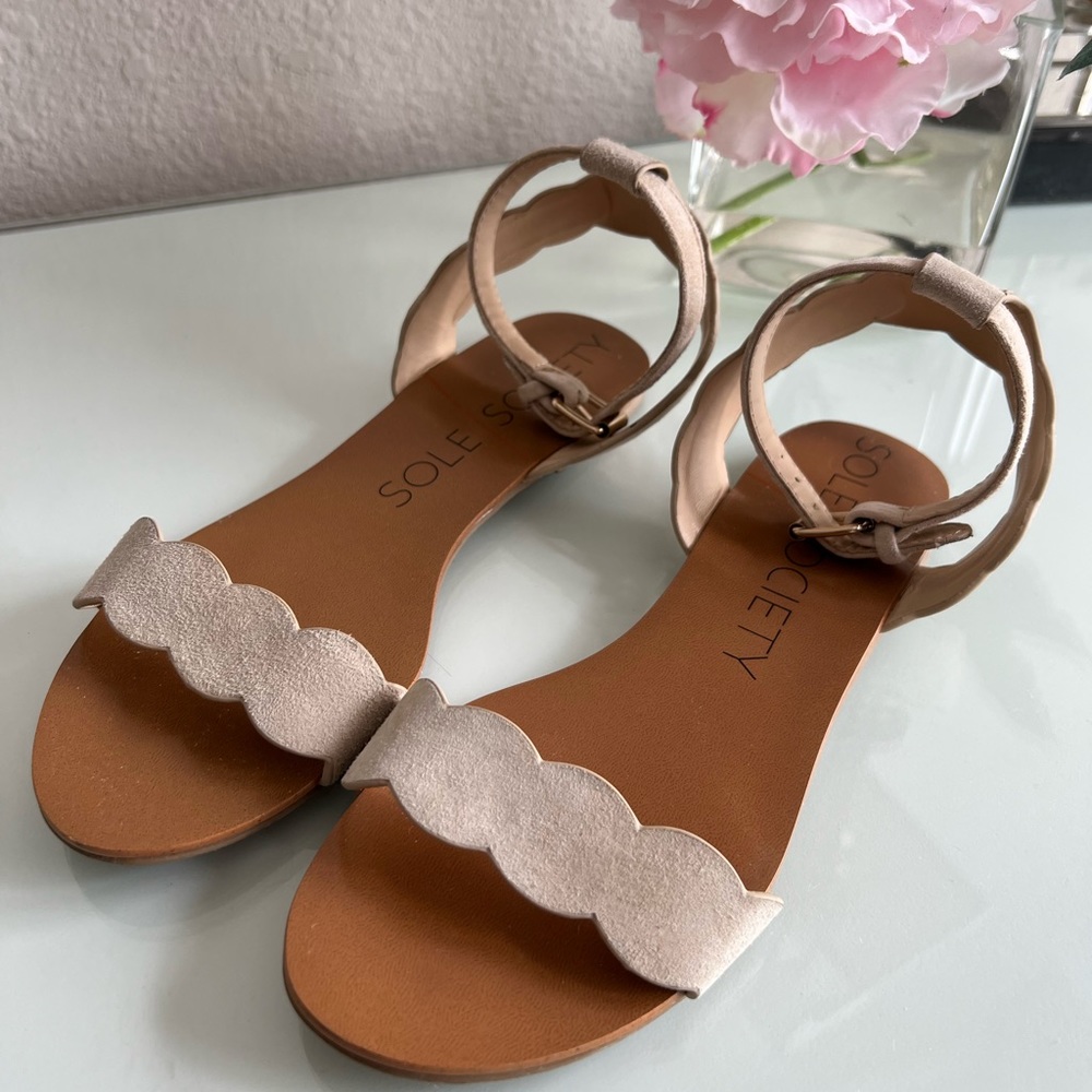 Sole Society Scalloped Sandal
